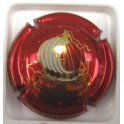 BUNEL ERIC N°5 DRAKKAR ROUGE METALLISE