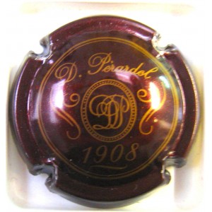 PERARDEL D. N°01 MARRON ET OR INFIME TRACE