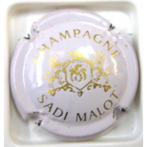 MALOT SADI N&deg;05 BLANC ET OR INFIMES TRACES