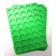 A14-PLATEAU 40 CASES RONDES PLASTIQUE VERT PAR 10