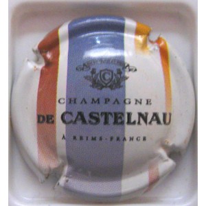 DE CASTELNAU N°04 BARRES BLEU ET MARRON