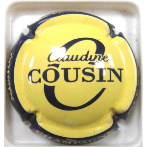 COUSIN CLAUDE JAUNE CREME ET BLEU