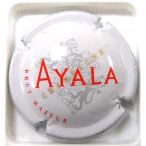 AYALA N°027A  BLANC BRUT MAJEUR VERSO BLANC