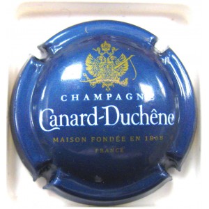 CANARD-DUCHENE N°77 BLEU METAL, BLANC ET OR