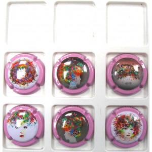 GENERIQUES N°1092/1092E VISAGES FLEURIS