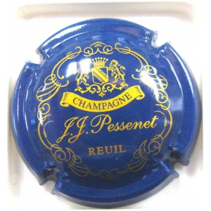 PESSENET J.J. LOGO BLEU ET OR