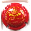 PESSENET J.J. LOGO ROUGE FONCE ET OR