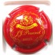 PESSENET J.J. LOGO ROUGE FONCE ET OR