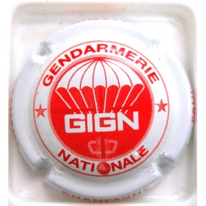 LEBRUN PAUL N°26E GIGN BLANC ET ROUGE