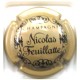 FEUILLATTE NICOLAS N°01 "CHAMPAGNE" GRIS ET NOIR