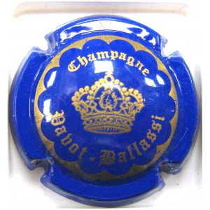PAVOT-BALLASSI N°06 BLEU ET OR INFIMES TRACES