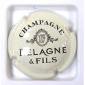 DELAGNE ET FILS N°2 CREME NOIR LETTRES FINES