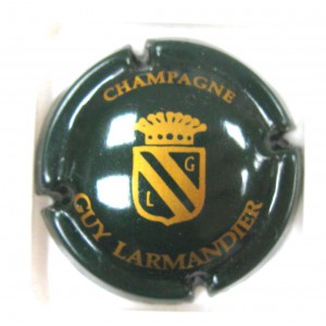 LARMANDIER GUY N&deg;02 VERT FONCE ET OR INFIMES TRACES