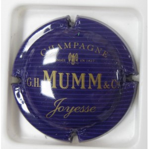 MUMM G.H. N°136A BLEU FONCE ET OR