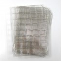 A51-PLATEAU 40 CASES CARREES EN PLASTIQUE TRANSPARENT