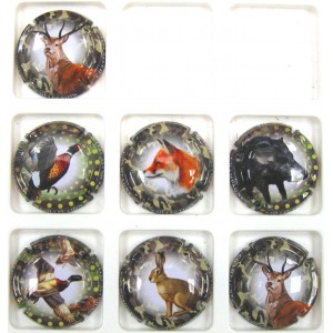 GENERIQUES N°C118/118EA CHASSE 2021 SERIE DE 7