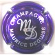 DEGUISE MAURICE  N°45.L VIOLET PALE ET NOIR, AVEC STRASS