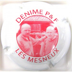 DENIME P&F  N°04 BLANC ET ROUGE 2 PERSONNAGES