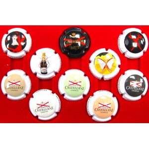 DE CASTELLANE N&deg;067/076 LA SERIE DE 10 CAPSULES