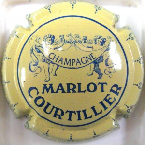 COURTILLIER-MARLOT  N° C14B CREME ET BLEU