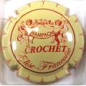  CROCHET ET FILLES N° C14C CREME ET ROUGE