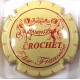 CROCHET ET FILLES N° C14C CREME ET ROUGE