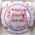 CROCHET ET FILLES N°C14A BLANC ET ROUGE 