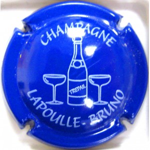 LAPOULLE BRUNO N°01BD BOUTEILLE BLEU ET BLANC