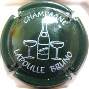 LAPOULLE BRUNO N°01BC BOUTEILLE VERT ET BLANC