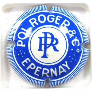 POL ROGER N&deg;41 BLEU FONCE ET BLANC