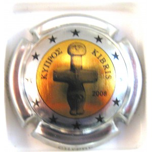 NOWACK N°030 2 EUROS CHYPRE CERCLE METAL