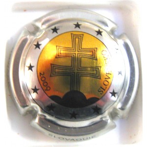 NOWACK N°032  2 EUROS SLOVAQUIE CERCLE METAL