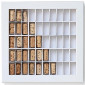LEUCHTTURM BOITE AVEC 50 CASES POUR BOUCHON DE VIN