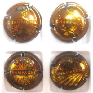 GENERIQUES N°0764E/767E MARRON ET OR