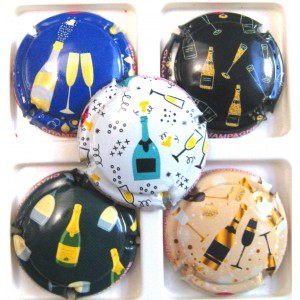 GENERIQUES N°1353/1353D BOUTEILLES ET FLUTES
