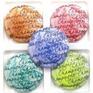 GENERIQUES N°1347/1347D  FEUILLE LA SERIE DE 5 CAPSULES