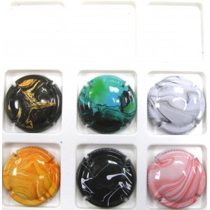 GENERIQUES N°1355/1355E MARBRE LA SERIE DE 6 CAPSULES