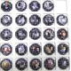 GENERIQUES JACQUES CHIRAC DE 1/24 A 24/24 CT ROUGE
