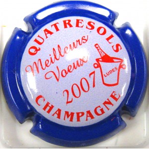 QUATRESOLS N°22 MEILLEURS VOEUX 2007 CT BLEU