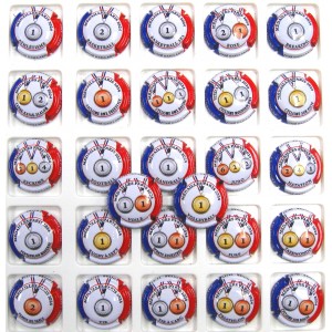 GENERIQUES MEDAILLES JO 1/27 A 27/27 CT BLANC