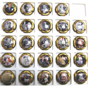 GENERIQUES JACQUES CHIRAC DE 24 CAPSULES  CONTOUR OR LIMITE A 100 SERIES