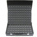 MALLETTE BOITE A CAPSULES NOIRE POUR 640 PLAQUES DE MUSELETS