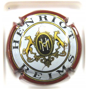 HENRIOT N&deg;33 CT MARRON MH REIMS DIAM 32 MM