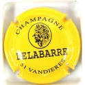 DELABARRE N&deg;04 ECUSSON OVAL JAUNE