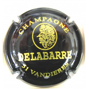 DELABARRE N&deg;04 ECUSSON OVAL NOIR