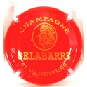 DELABARRE N&deg;04 ECUSSON OVAL ROUGE