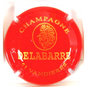 DELABARRE N&deg;04 ECUSSON OVAL ROUGE