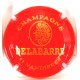 DELABARRE N°04 ECUSSON OVAL ROUGE