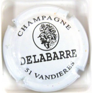 DELABARRE N&deg;04 ECUSSON OVAL BLANC