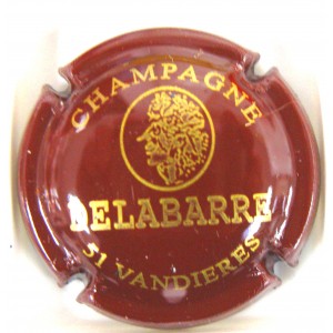 DELABARRE N&deg;04 ECUSSON OVAL MARRON